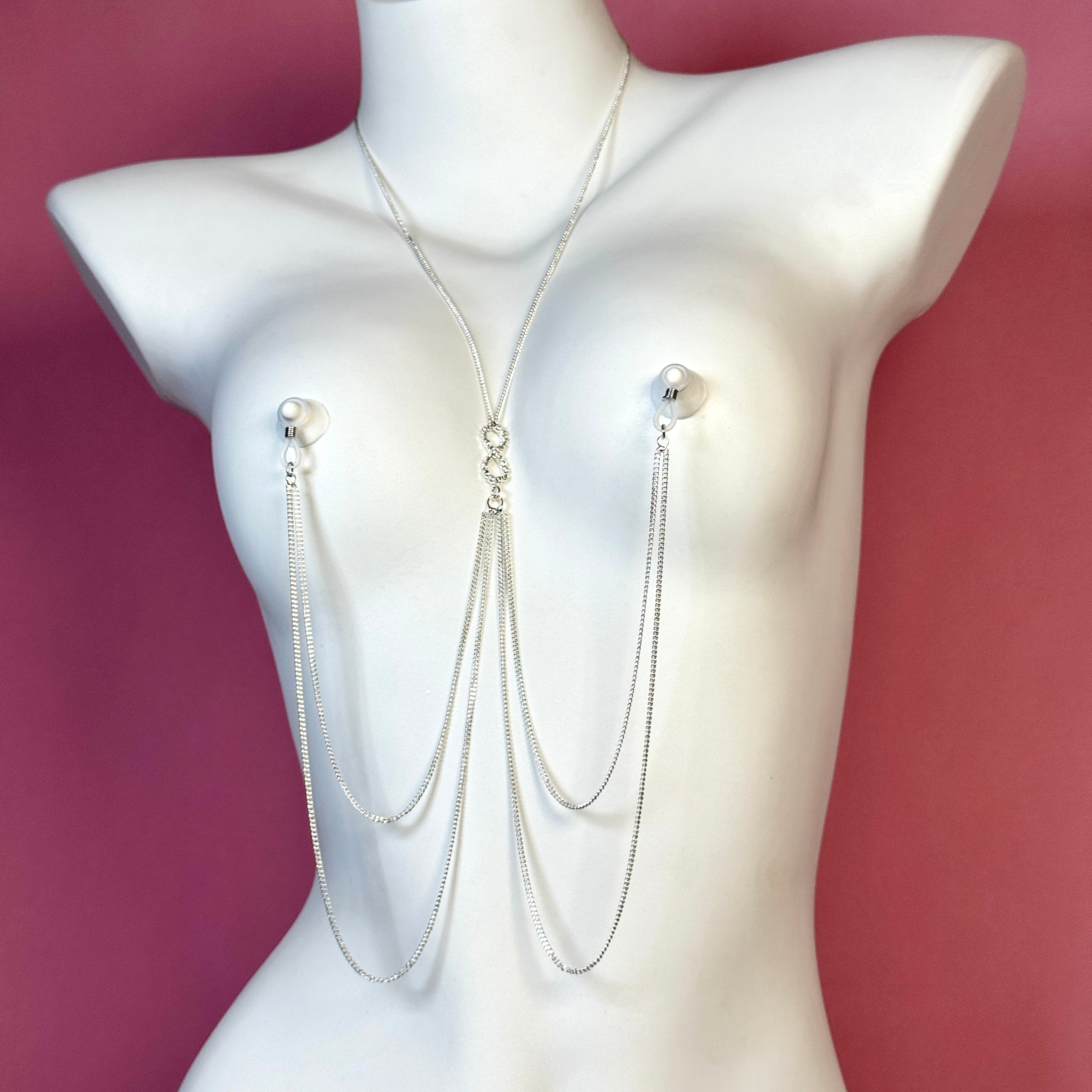 Silver Goddess Body Chain