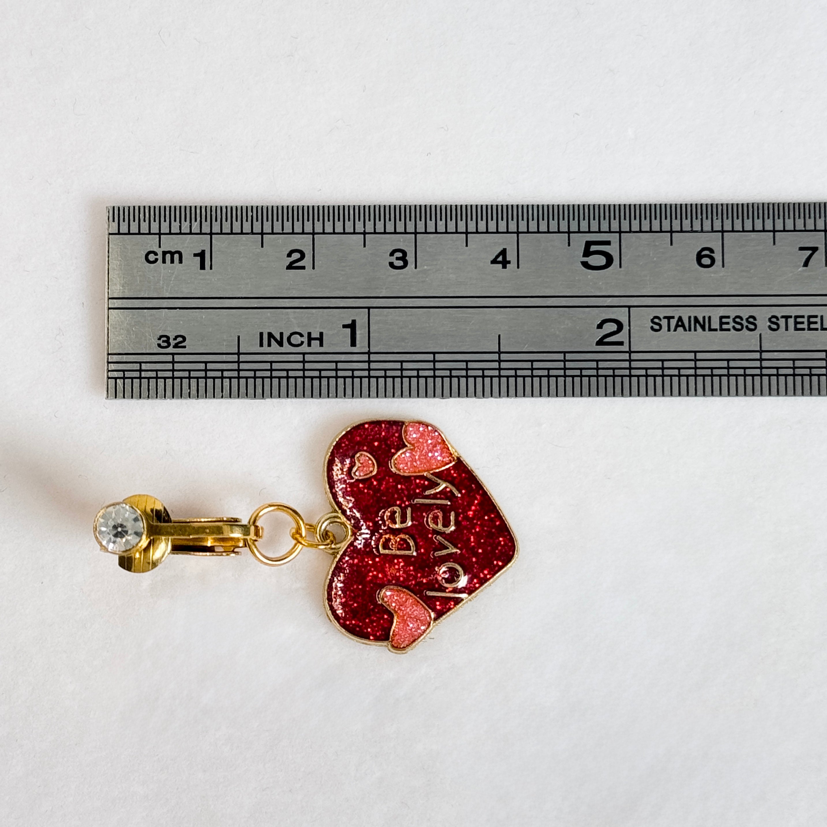 Be Lovely Heart Belly Clip