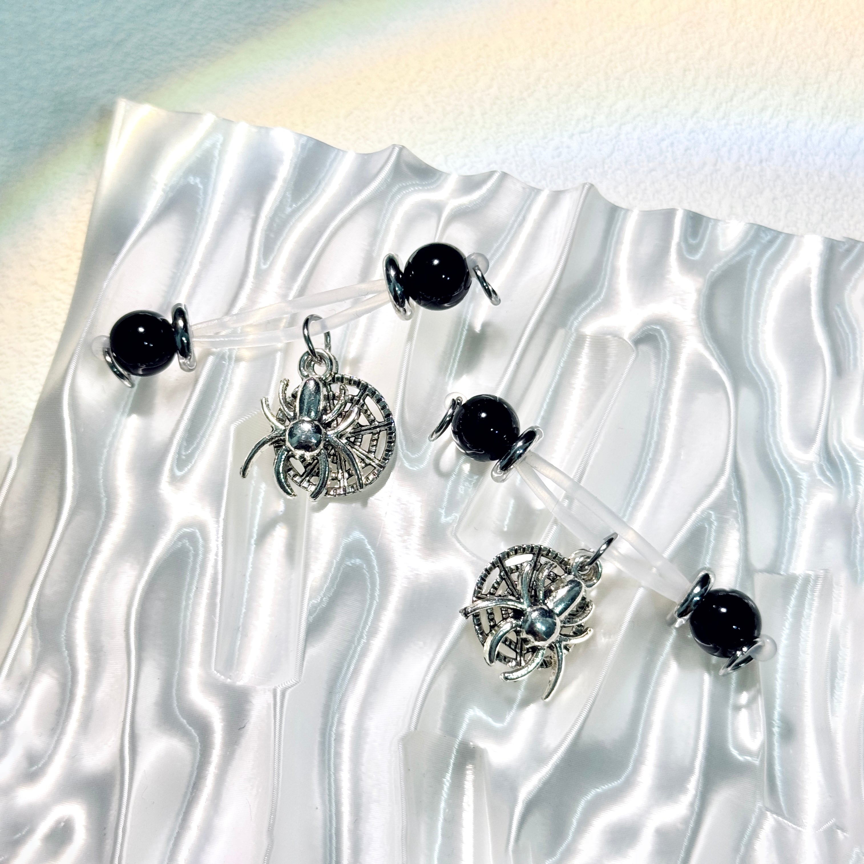 Midnight Spider Nipple Clamps