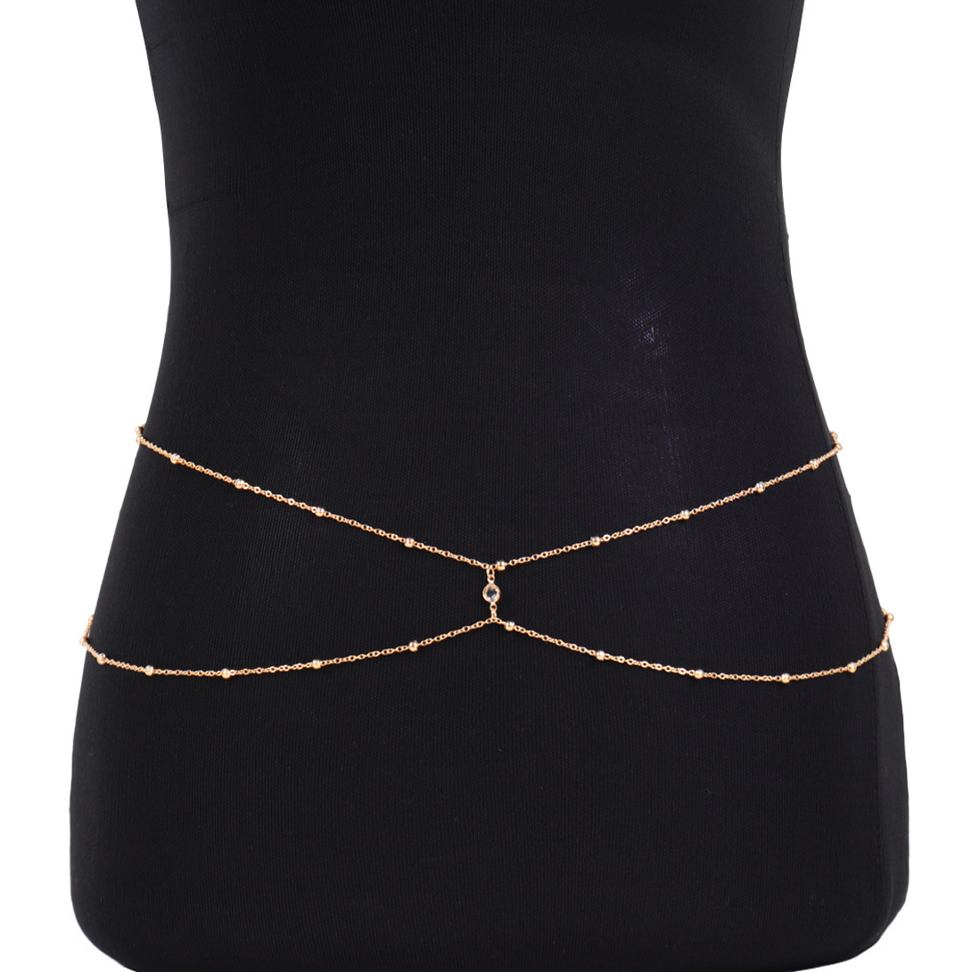 Double-layer waist chain