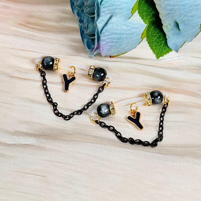 Customizable Letter Nipple Clamps