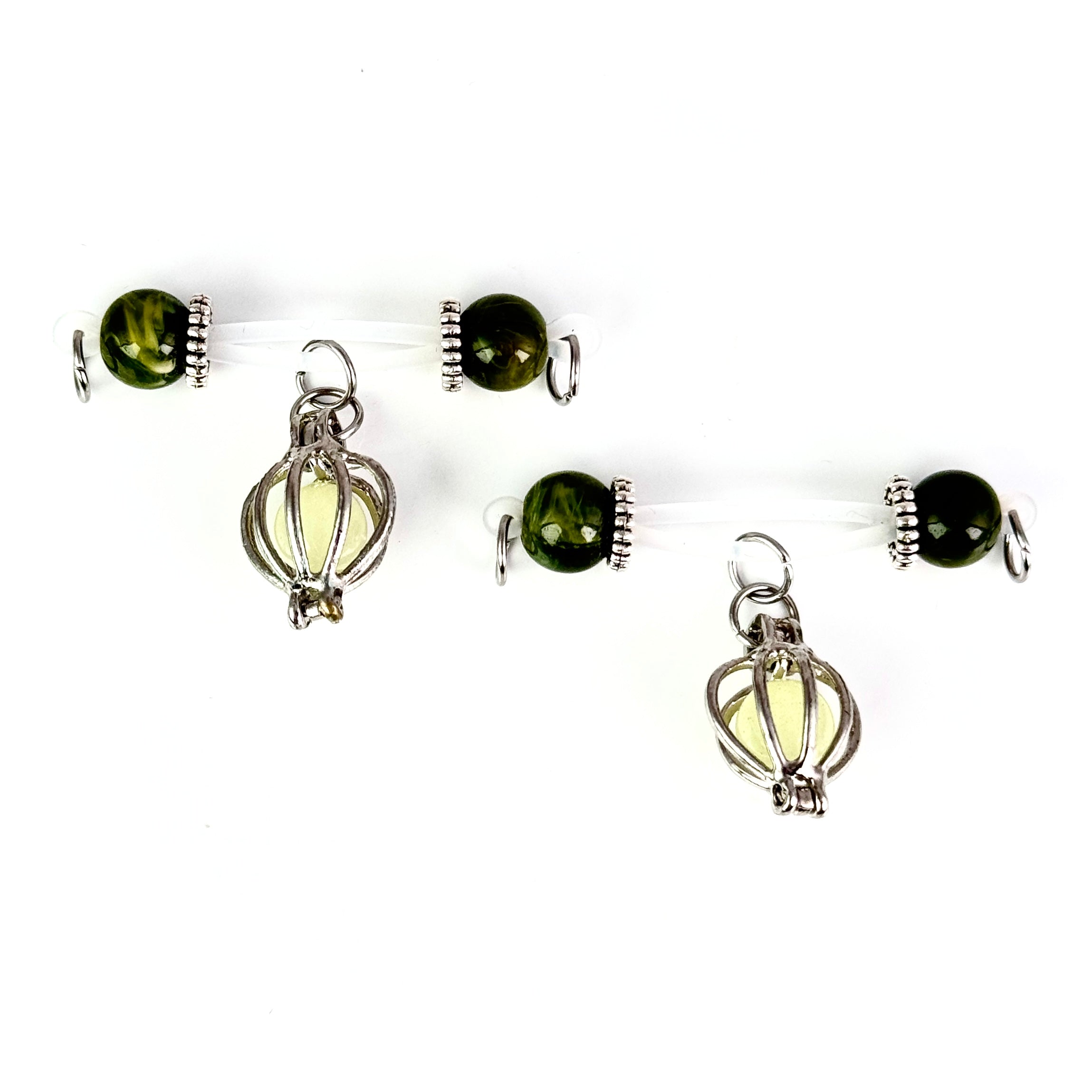 Forest Witch Crystal Charm Nipple Ring