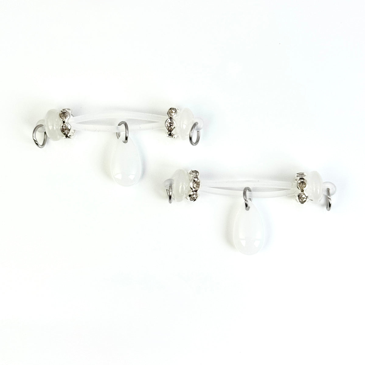 Ivory Moon Nipple Clips