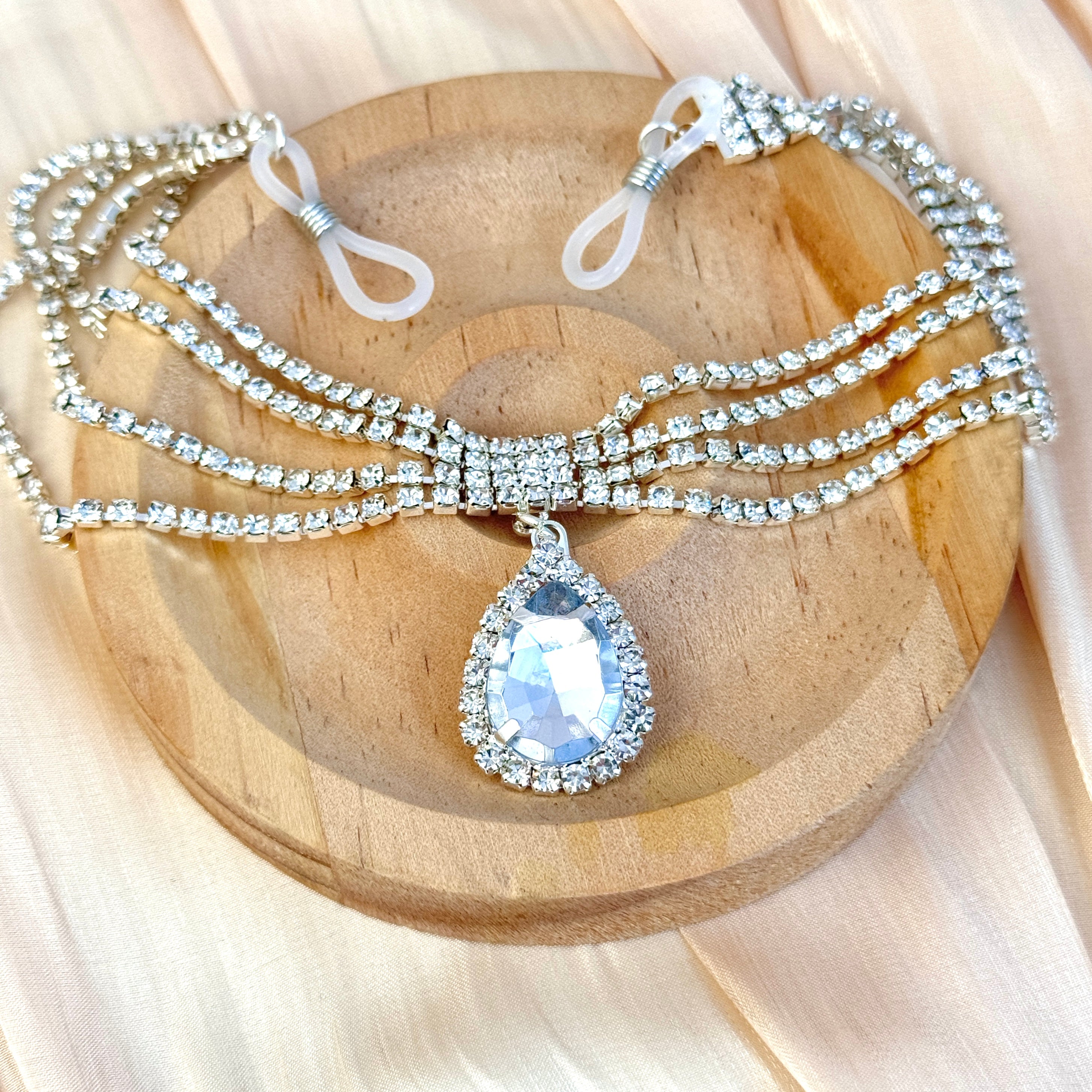 Crystal Teardrop Body Chain