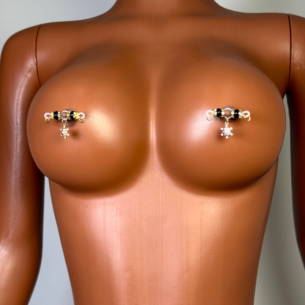 Golden Snowflake Nipple Clamp