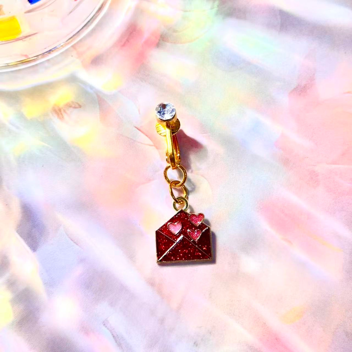 "Love Letter" Charm Navel Ring