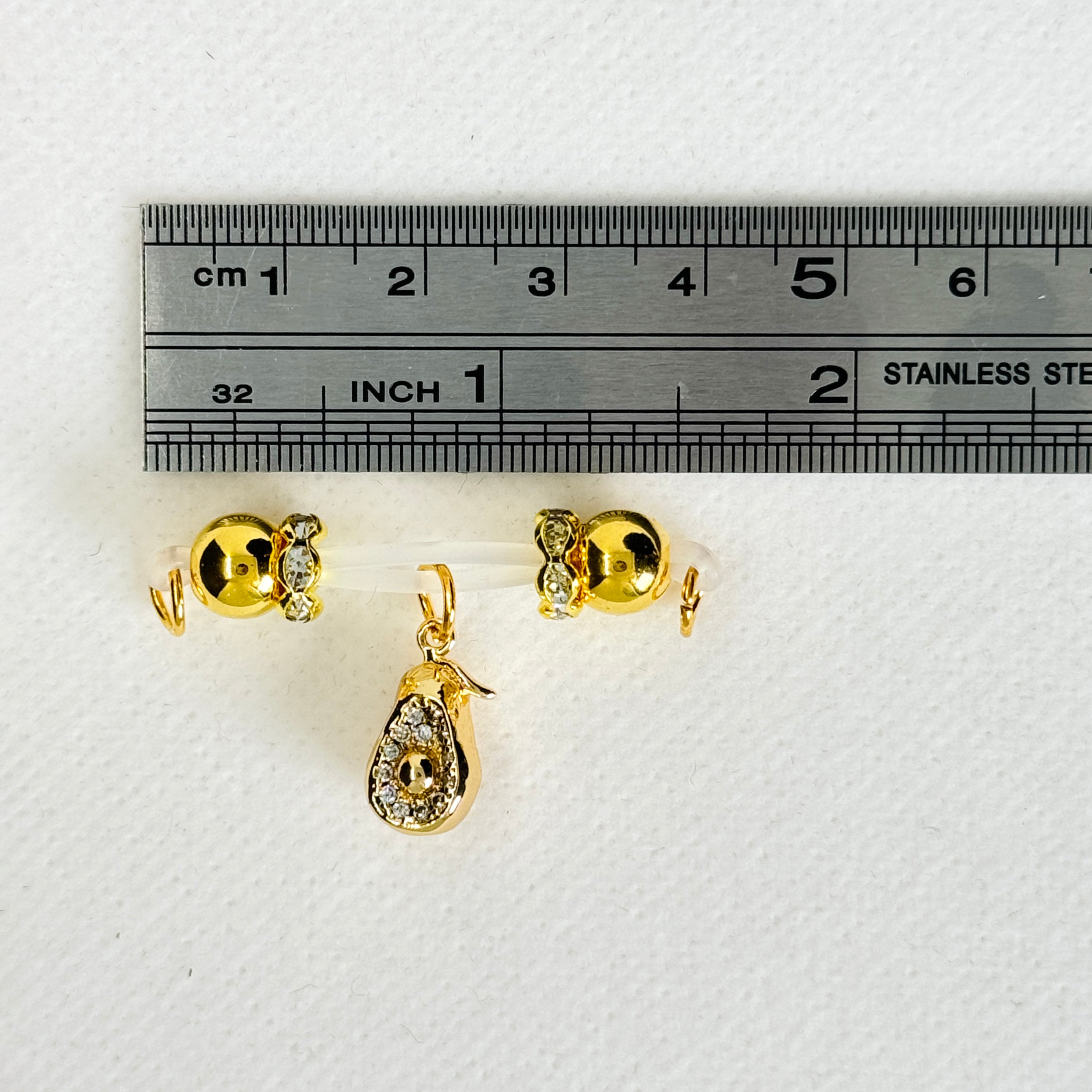 Empress Golden Jewel Clips