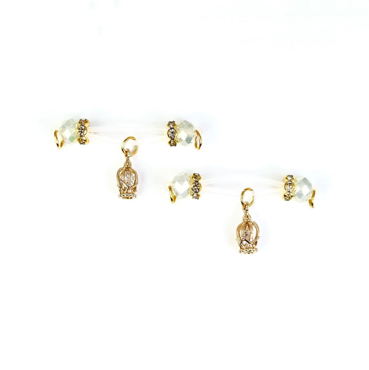 Crystal Queen Pendant Nipple Clamps