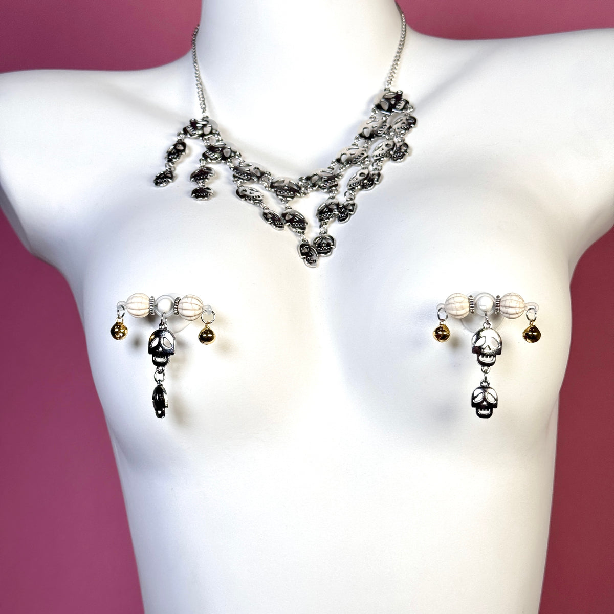 Dark Skull Choker Set