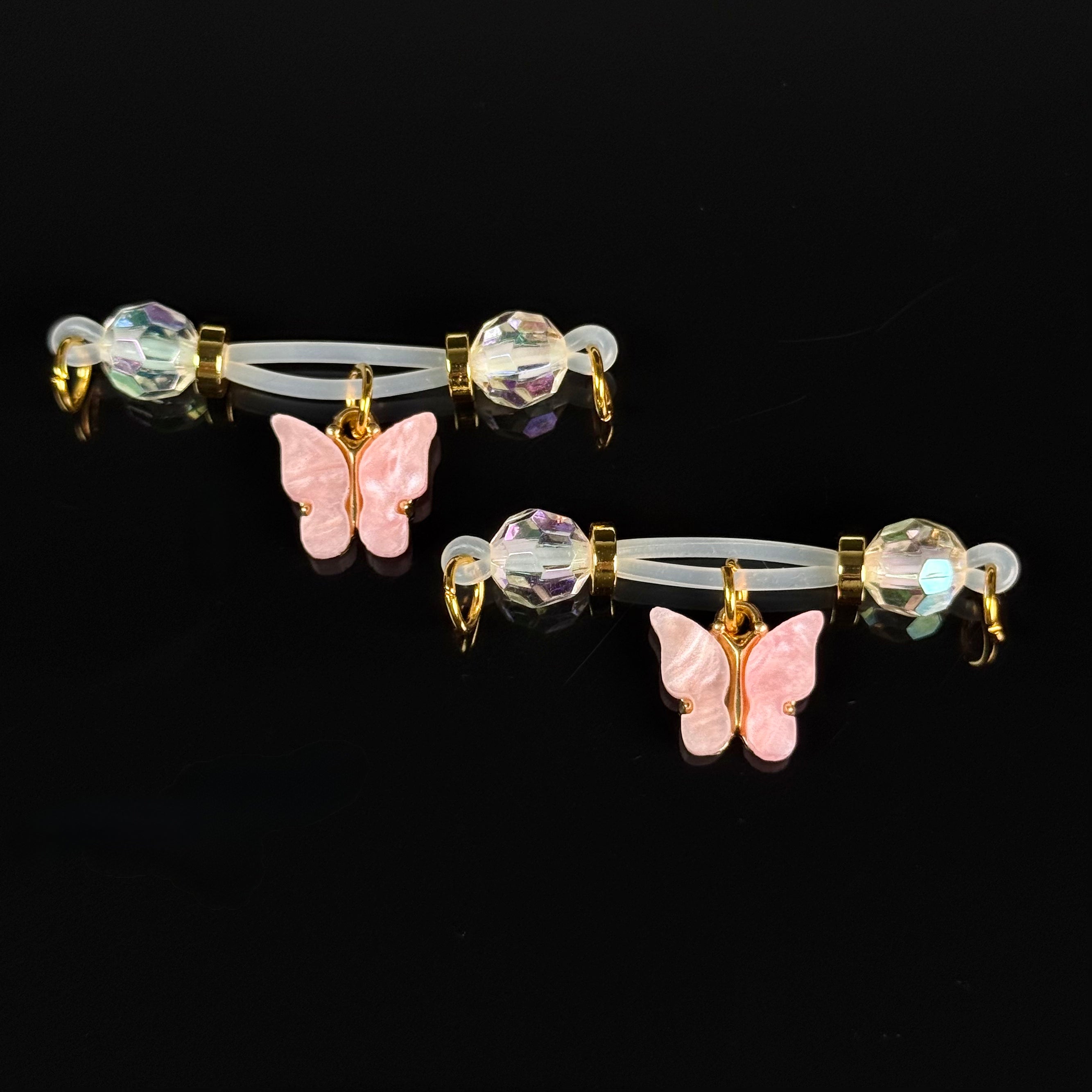 Midnight Butterfly Clip