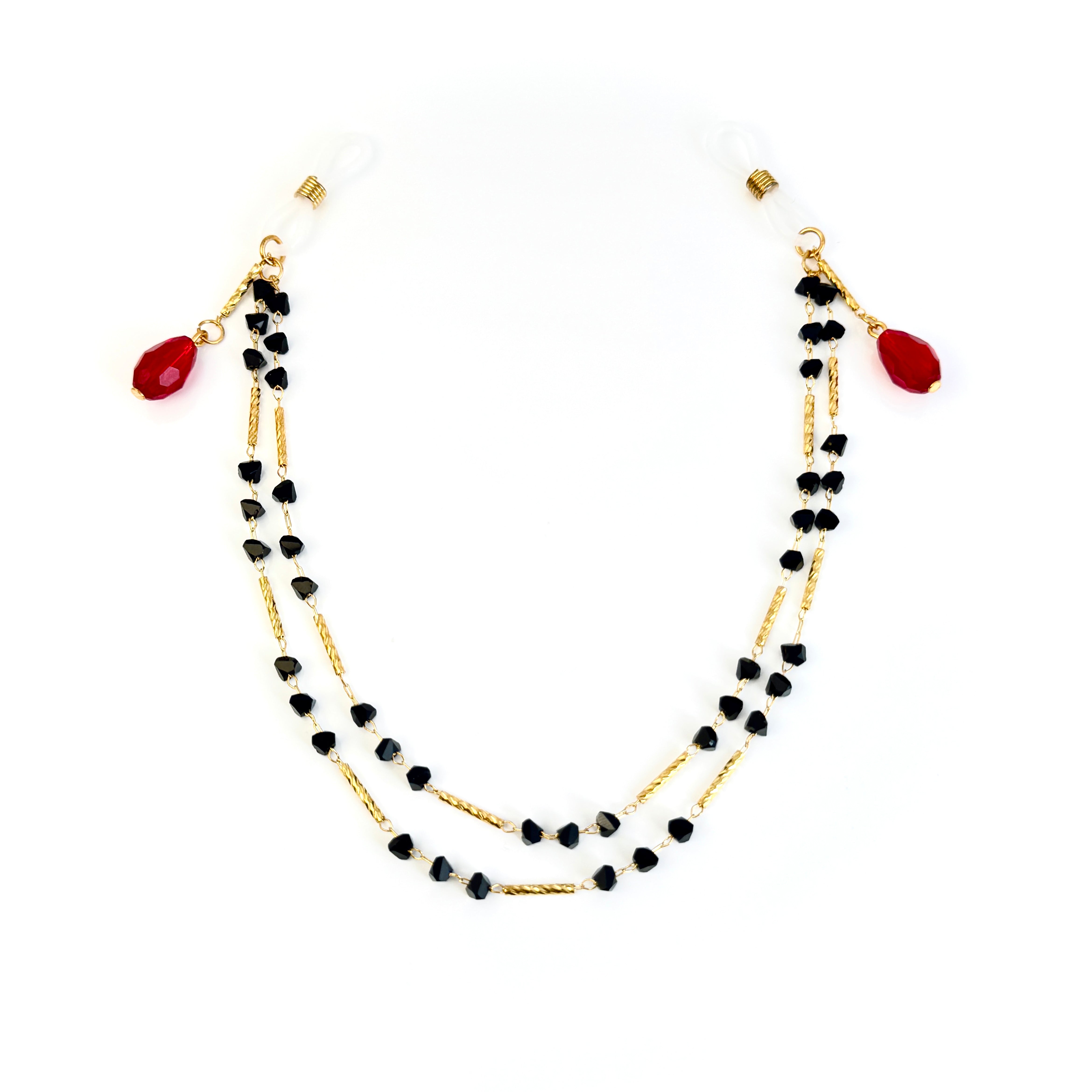Ruby Drop Faux Nipple Chain