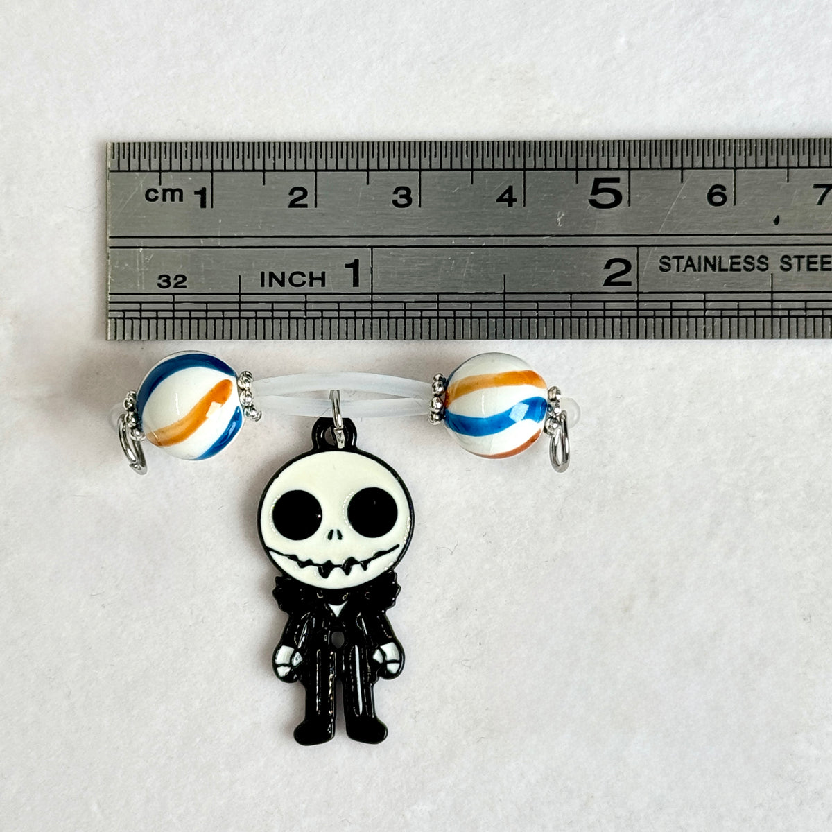 Cute Skull Doll Halloween Nipple Jewelry