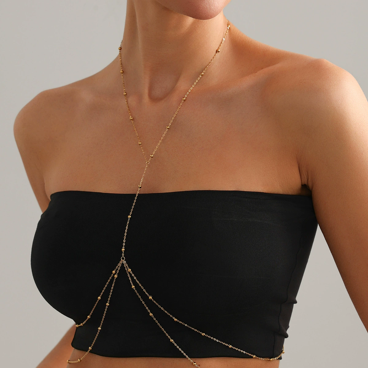 K-gold chain sexy body chain