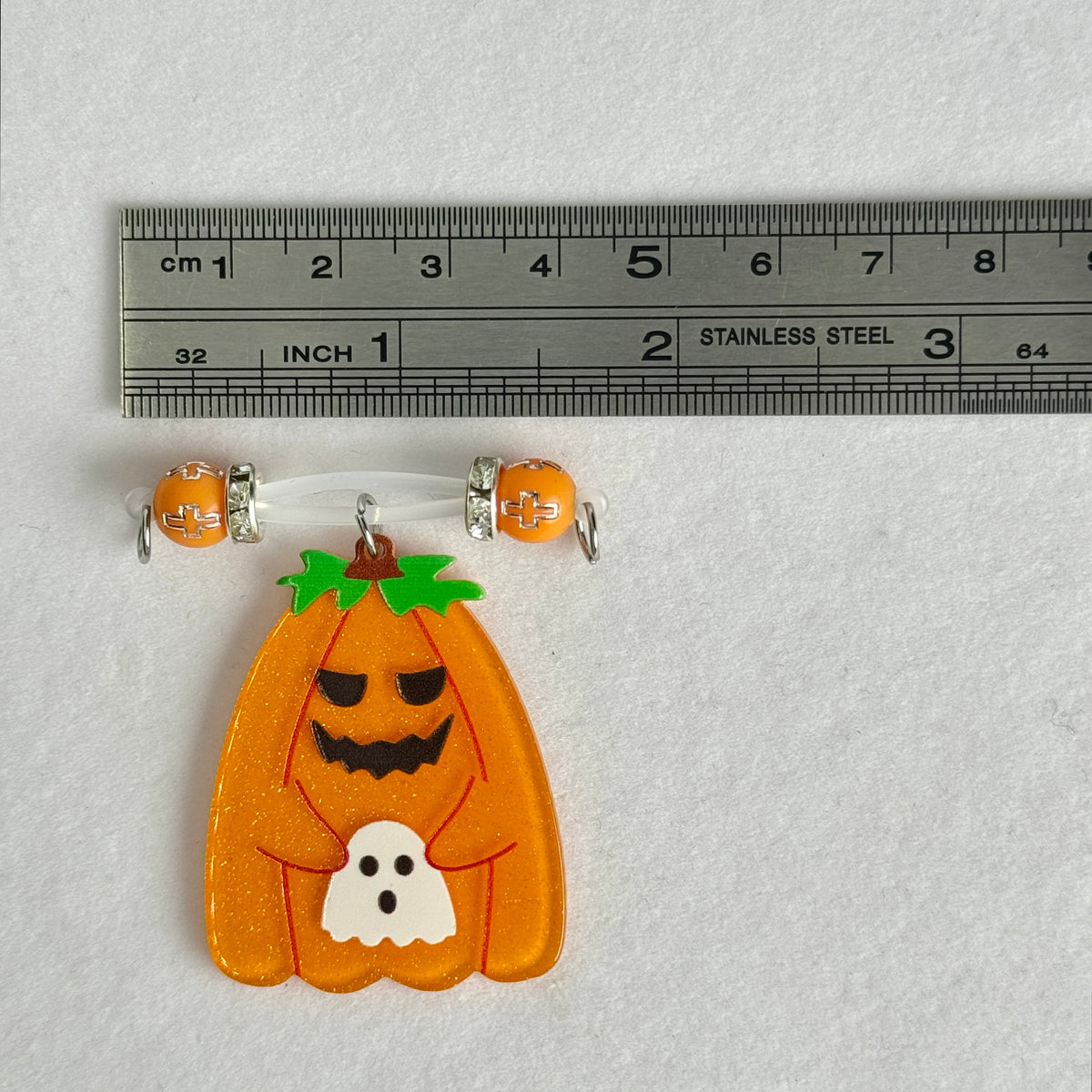 Pumpkin Ghost Nipple Clamps