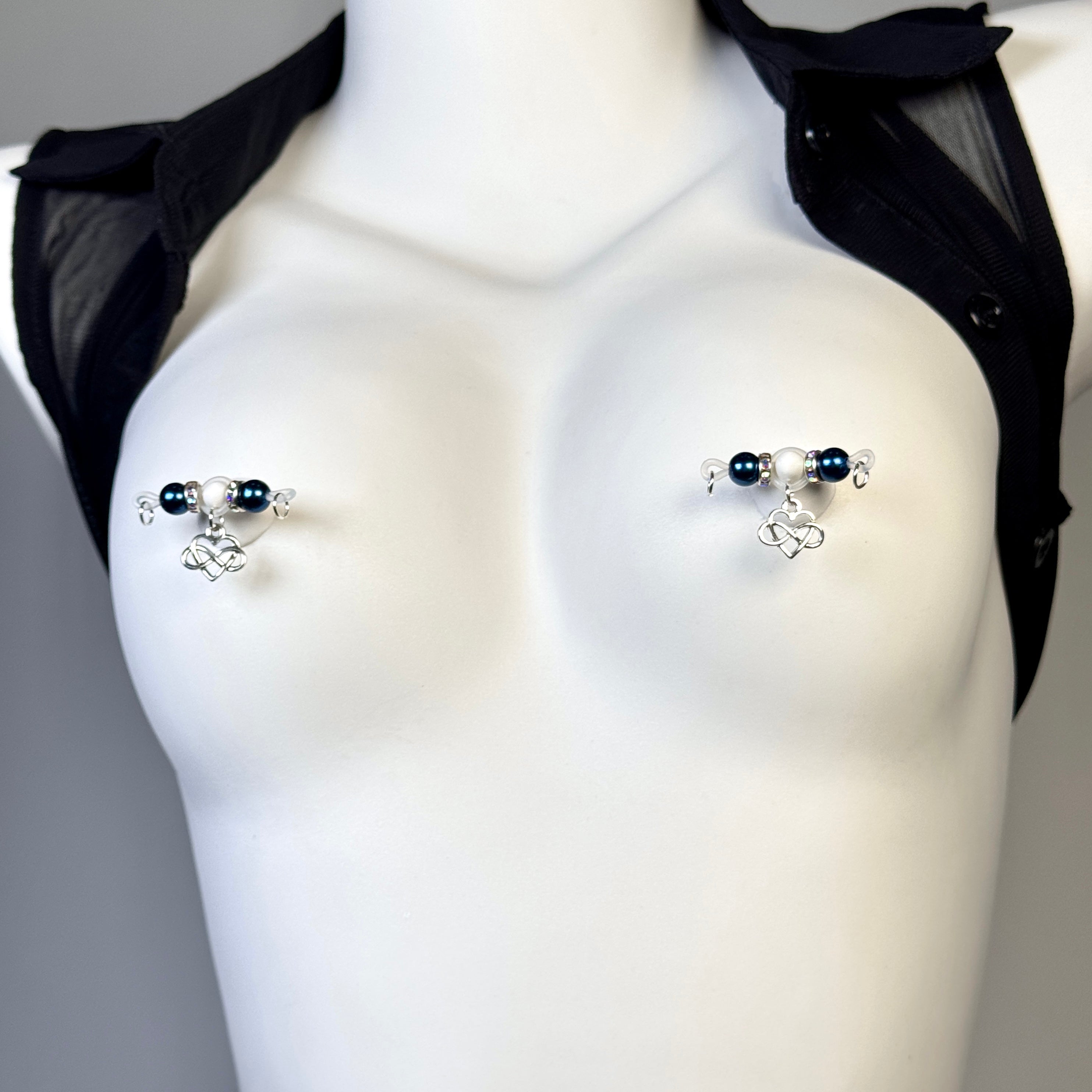 Heart of Eternity" Non-Piercing Nipple Jewelry