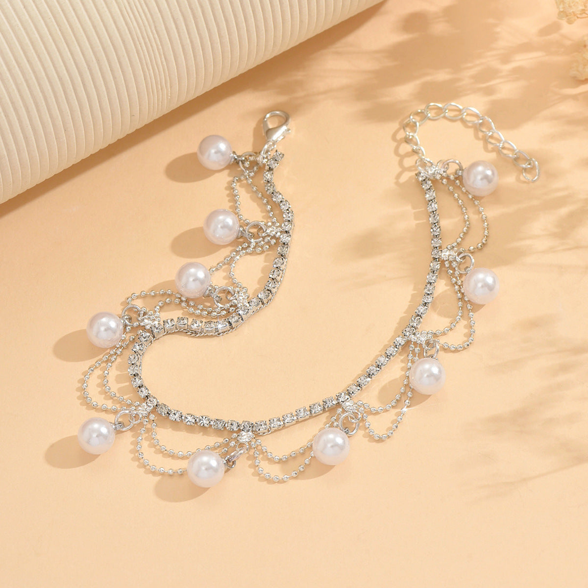 Pearl tassel chain