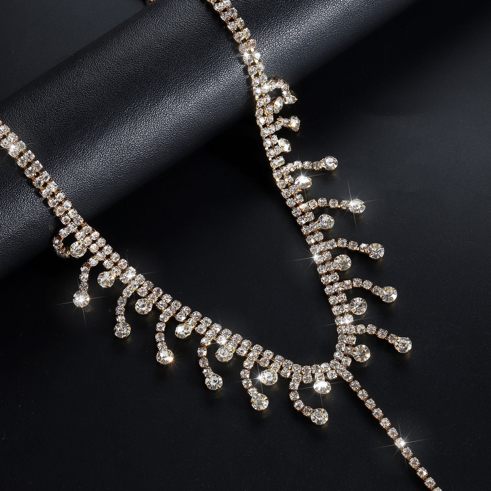 Cascade Crystal Torso Chain