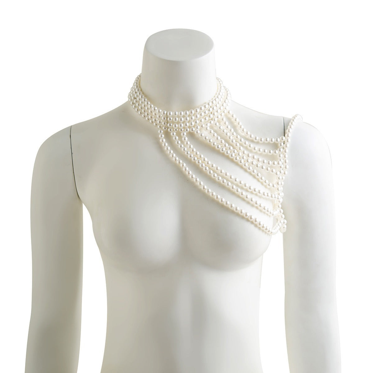 Pearl tassel shoulder chain