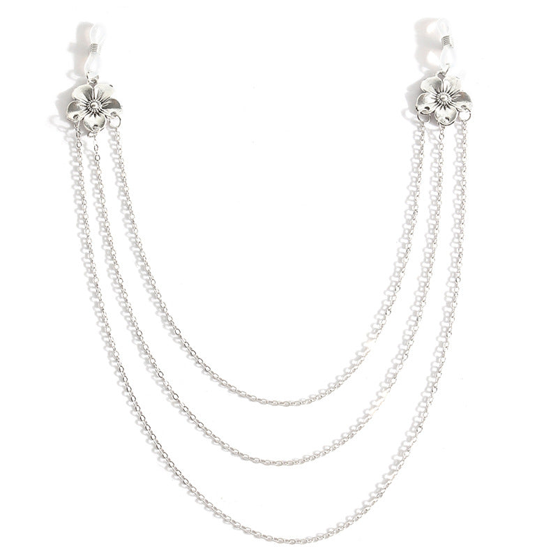 Silver Blossom Tiered Torso Chain