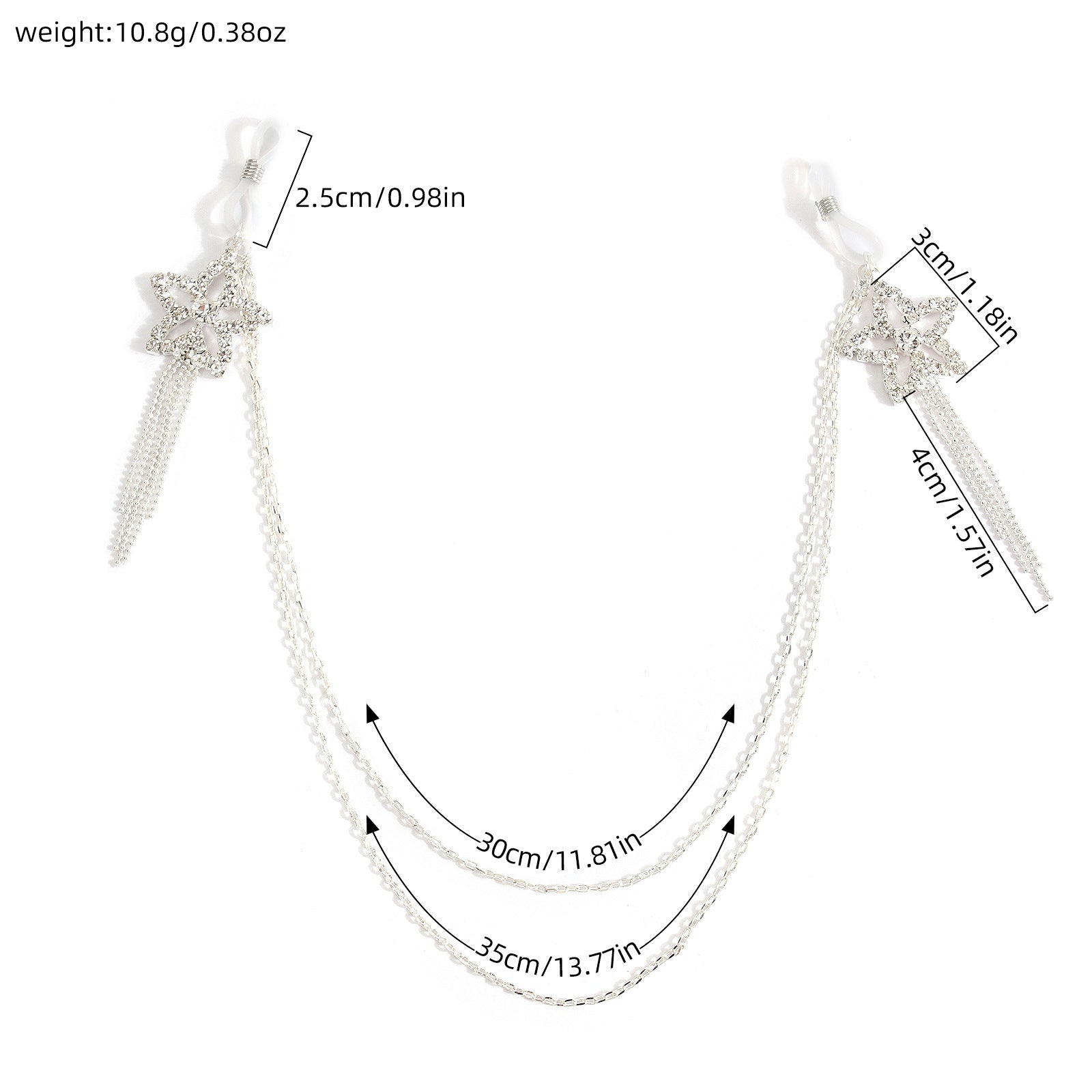 Stellar Crystal Drape Torso Chain