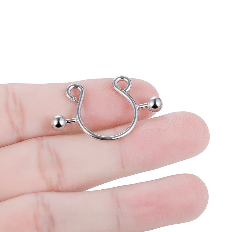 Sexy fake nipple piercing clips
