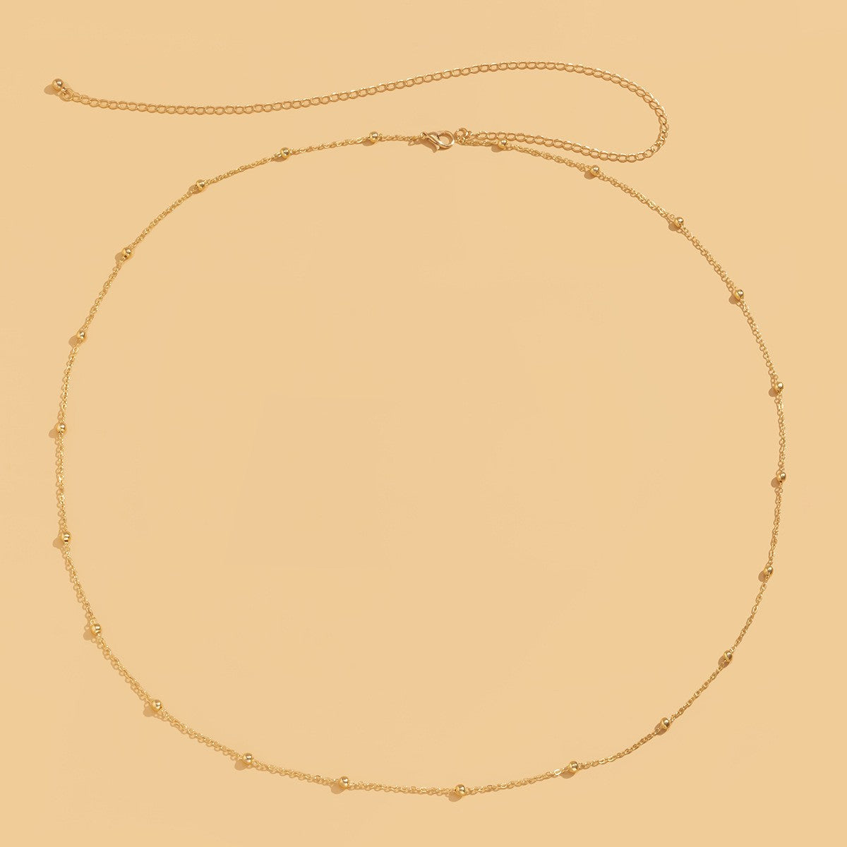 Sexy geometric beaded body chain
