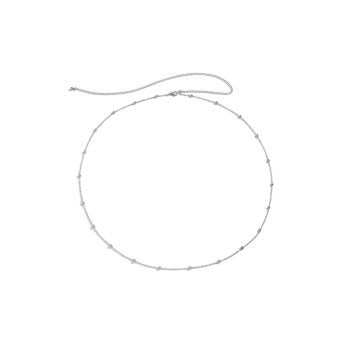 Sexy geometric beaded body chain