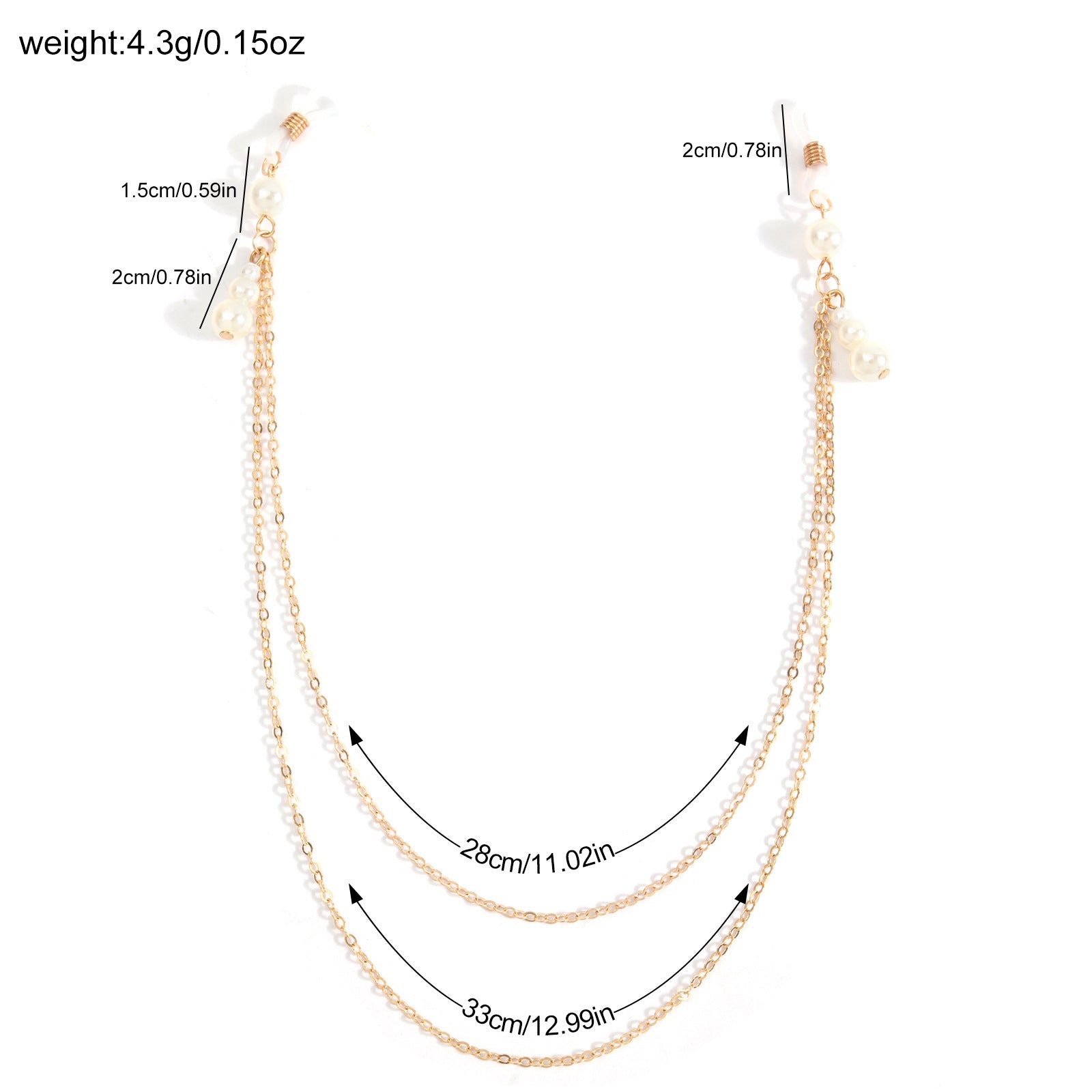 Pearl Tiered Torso Chain