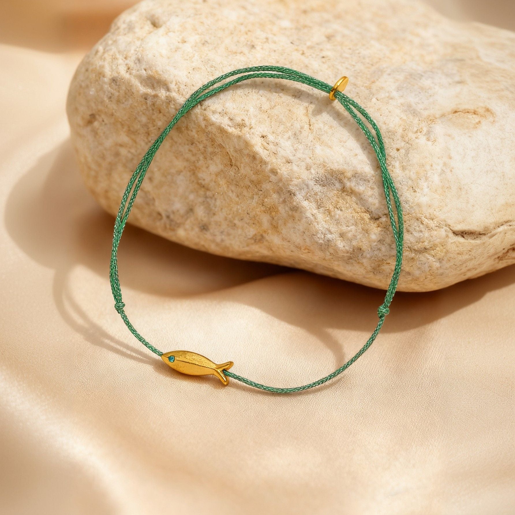 Lucky Cord Fish Anklet