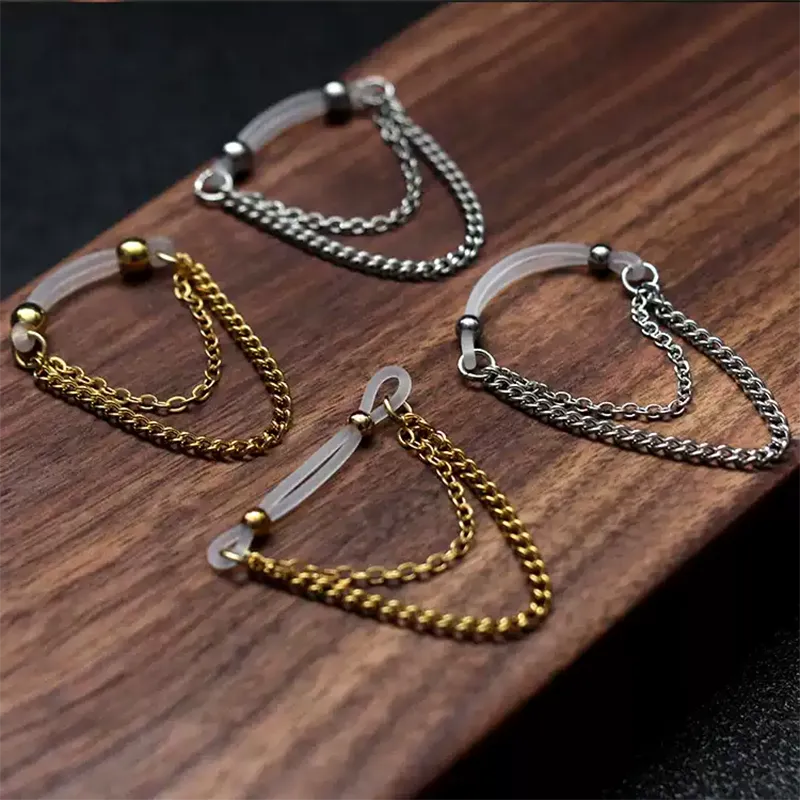 Silicone Punch-free Double-layer Tassel Nipple Ring