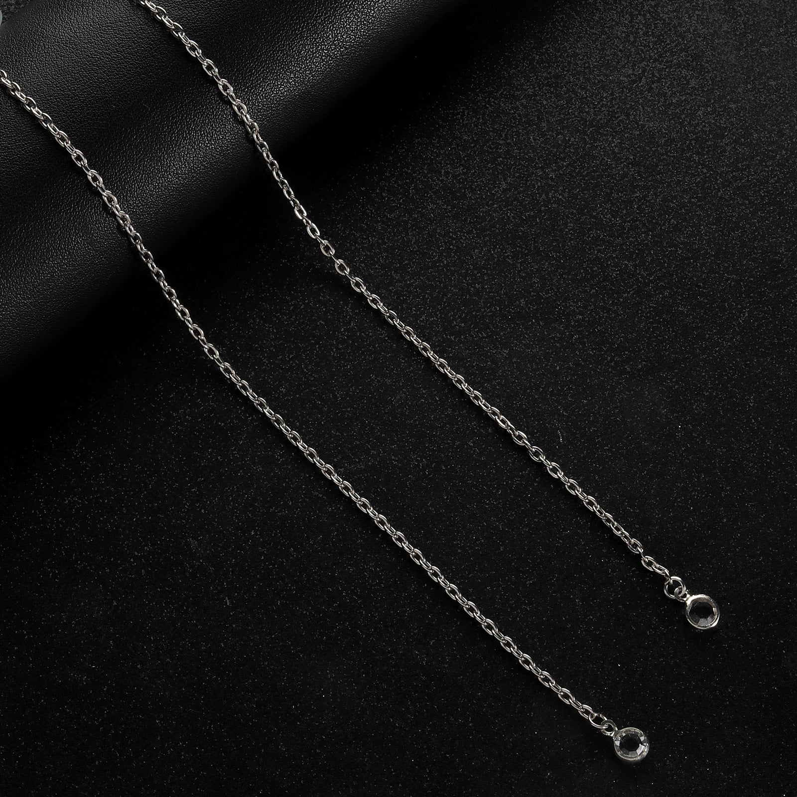 Silver Cascade Drop Torso Chain