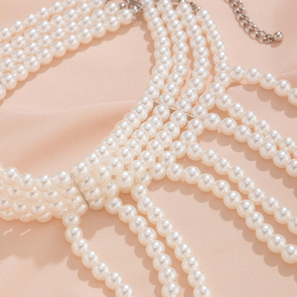 Pearl tassel shoulder chain