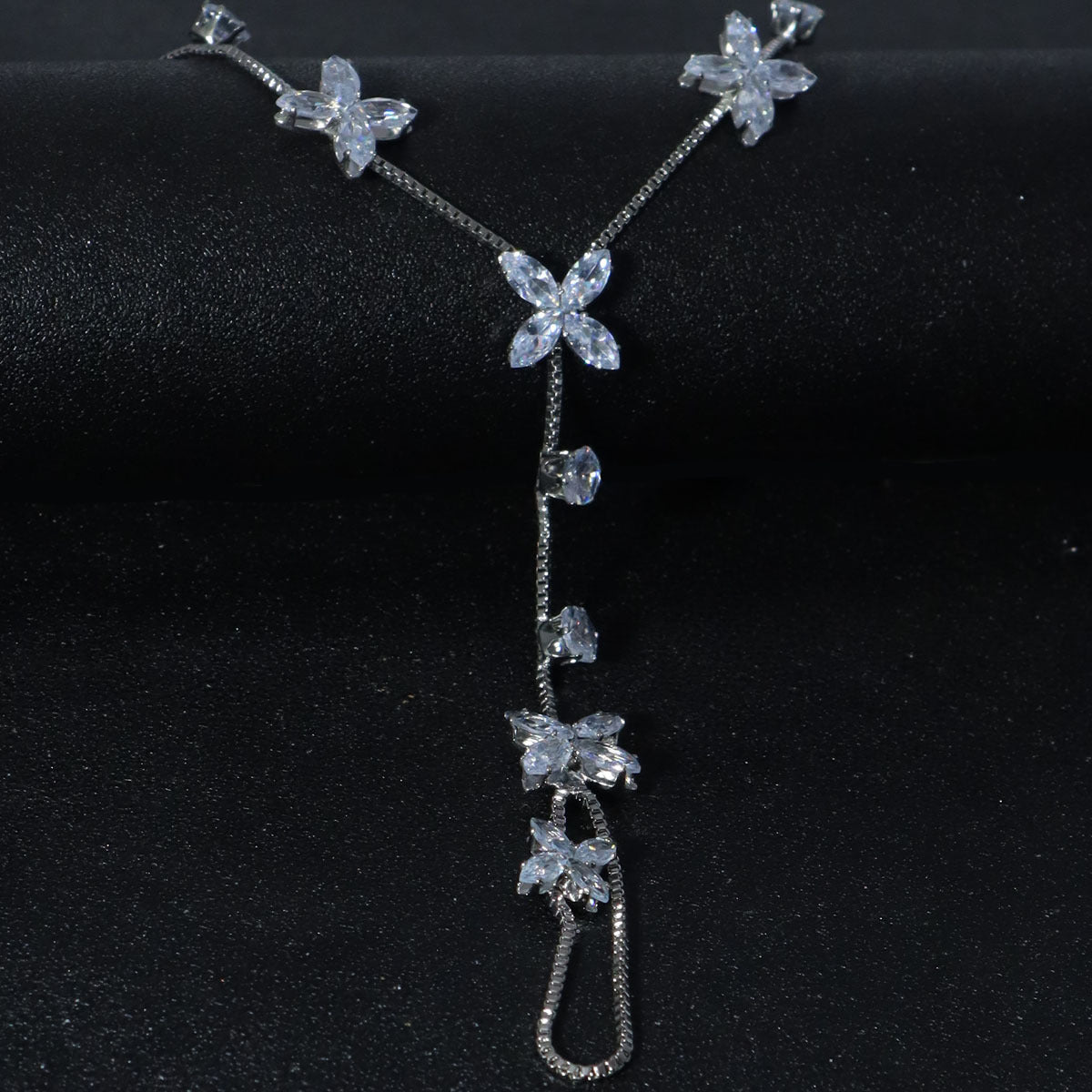 Zircon premium anklet