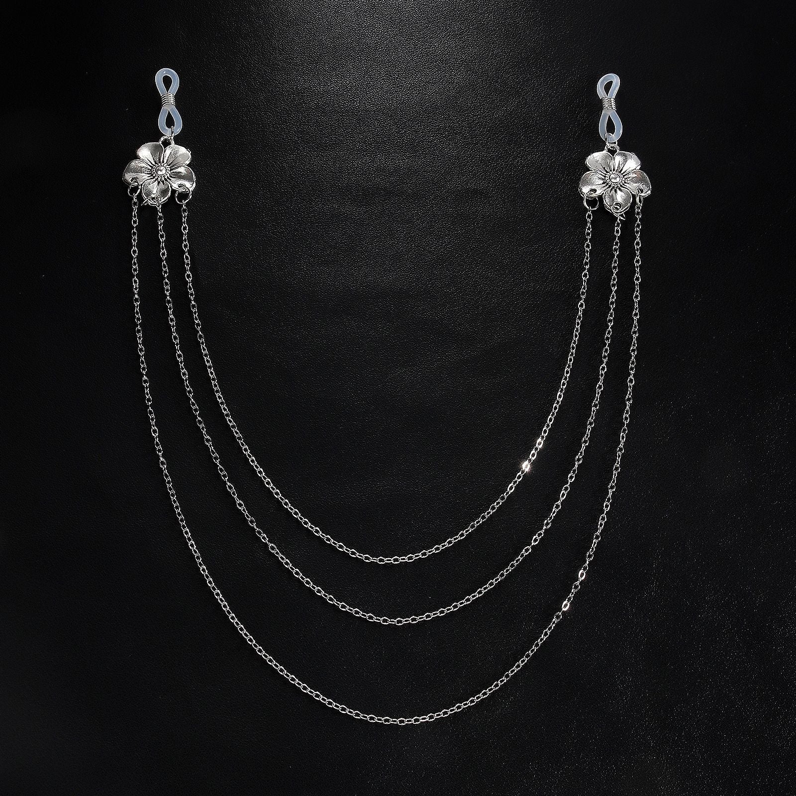 Silver Blossom Tiered Torso Chain