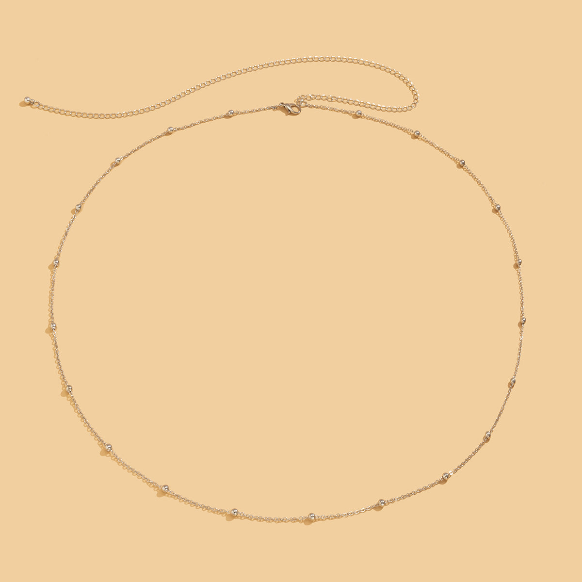 Sexy geometric beaded body chain