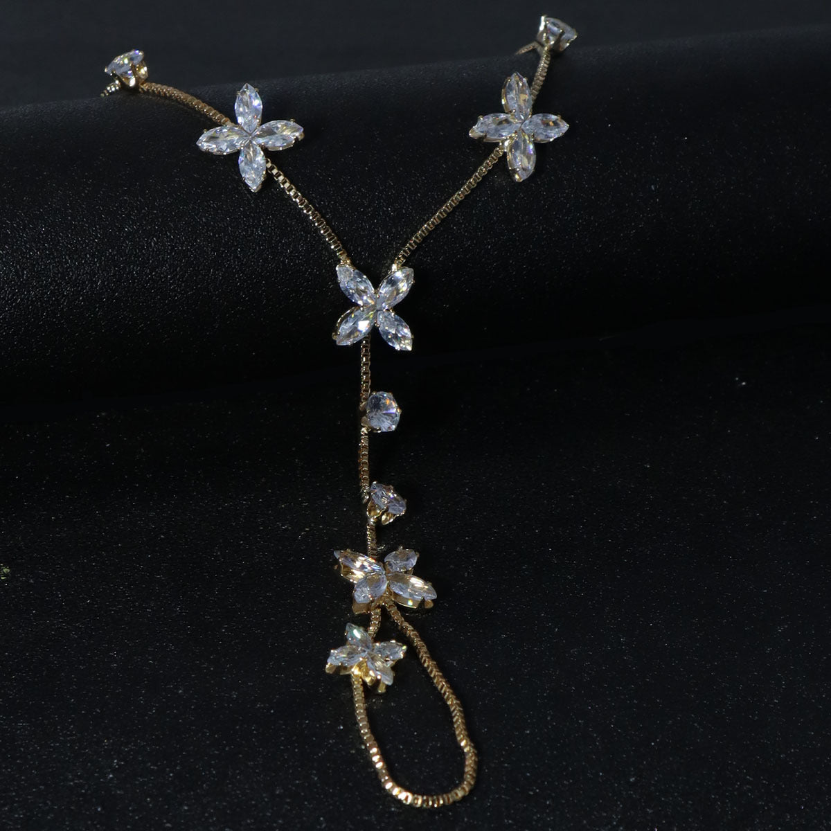 Zircon premium anklet