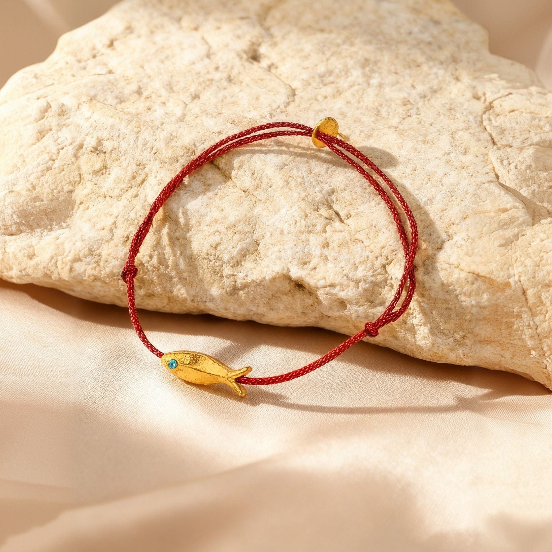 Lucky Cord Fish Anklet