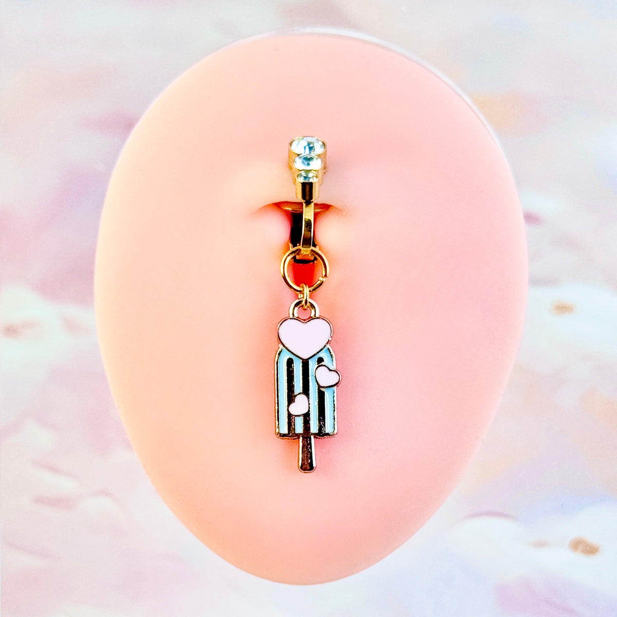Sweet Ice Cream Faux Navel Ring
