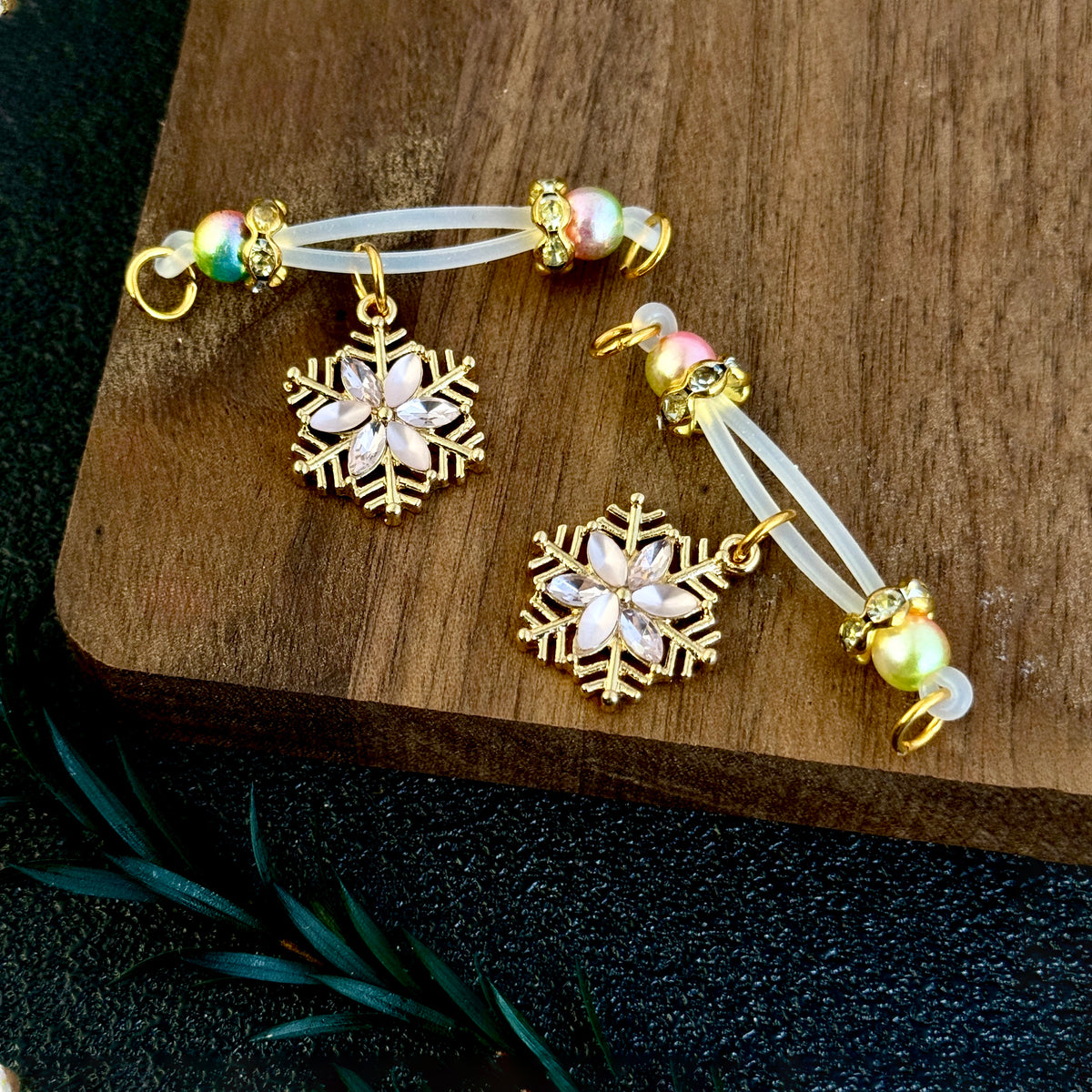 Luna Snowflake Pearl Clips™