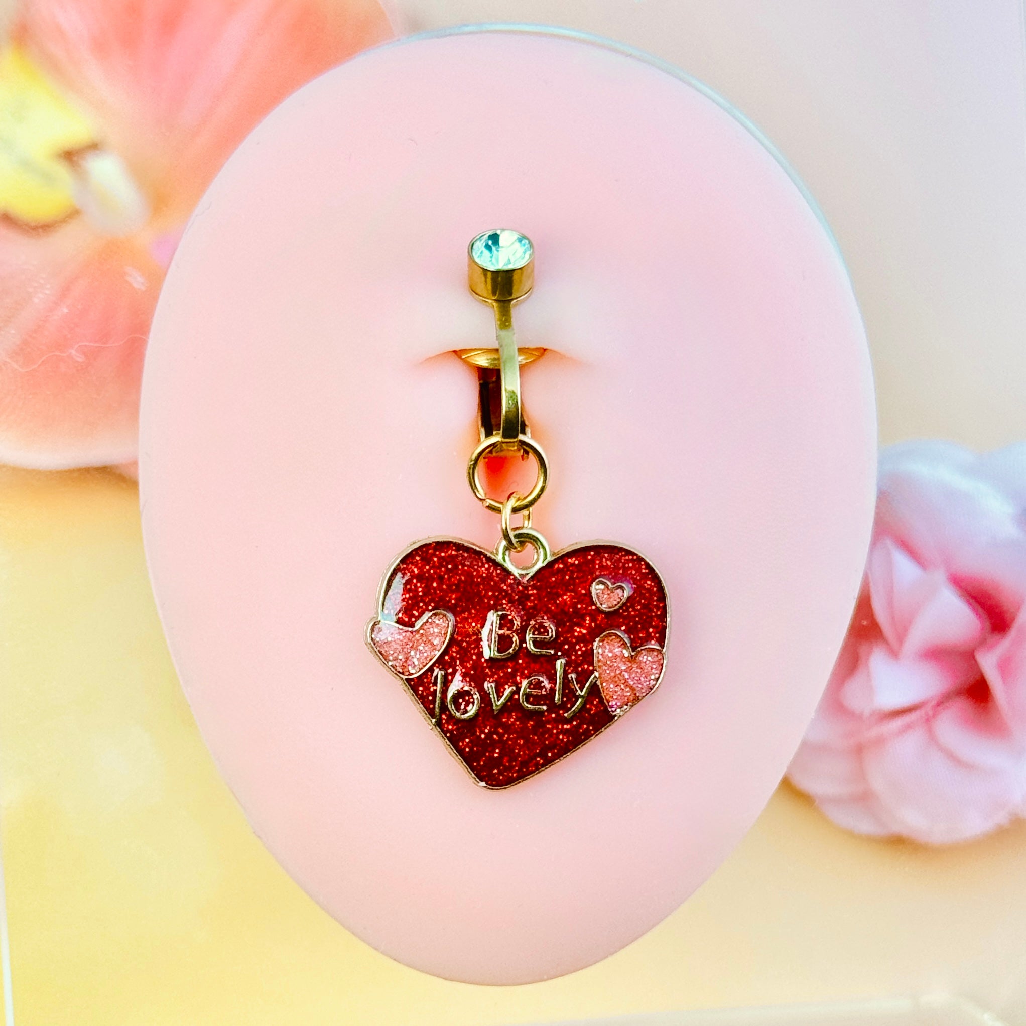 Be Lovely Heart Belly Clip