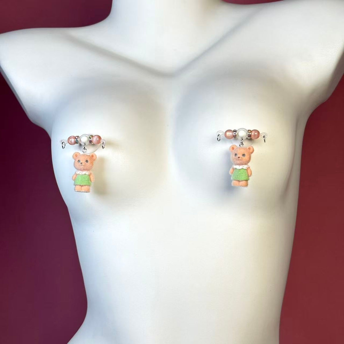 Pastel Bear Nipple Clamps