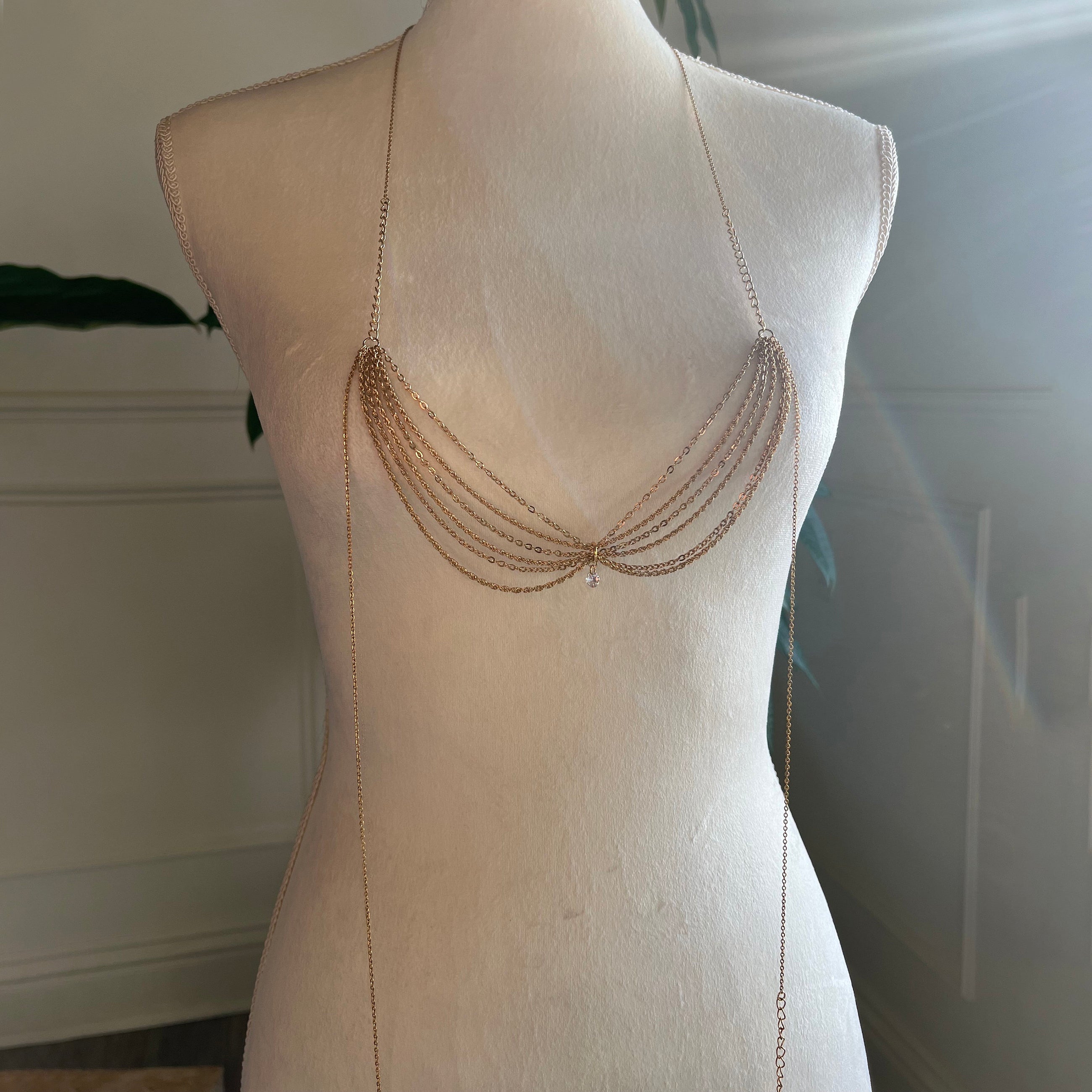 Layered Bra Body Chain