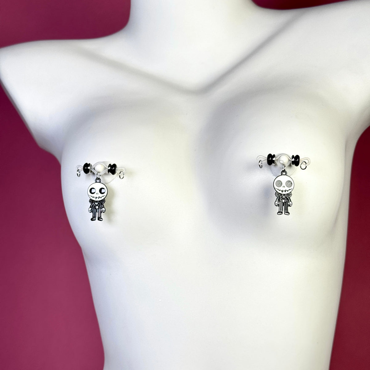 Jack Skull Nipple Clamps