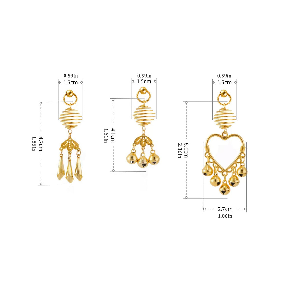 High-end bell-shaped ring