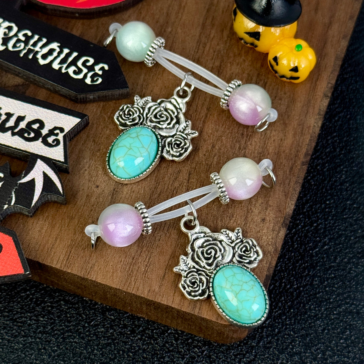 Mystic Rose Gem Nipple Ring