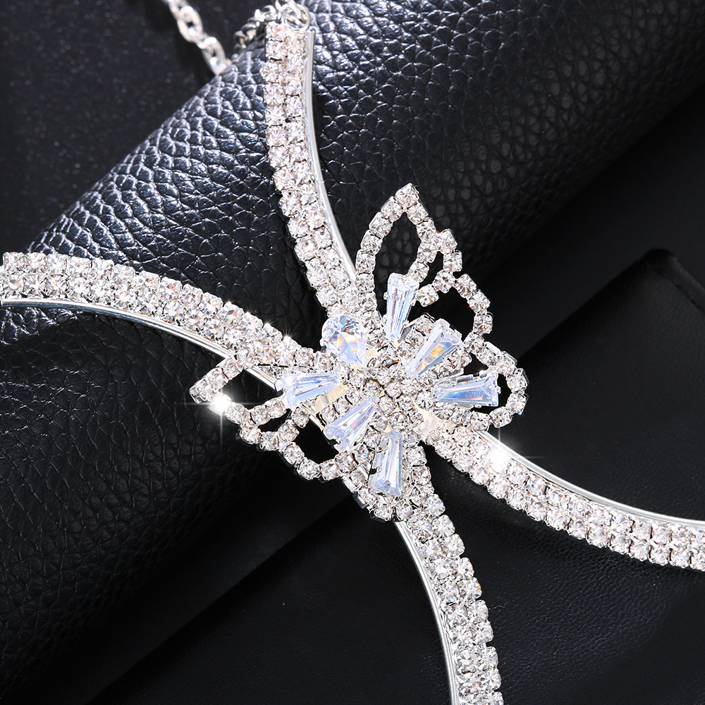 Zircon Butterfly Chest Chain