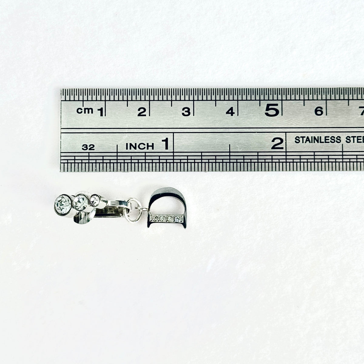 Custom Personalized Letter 'D' Navel Jewelry