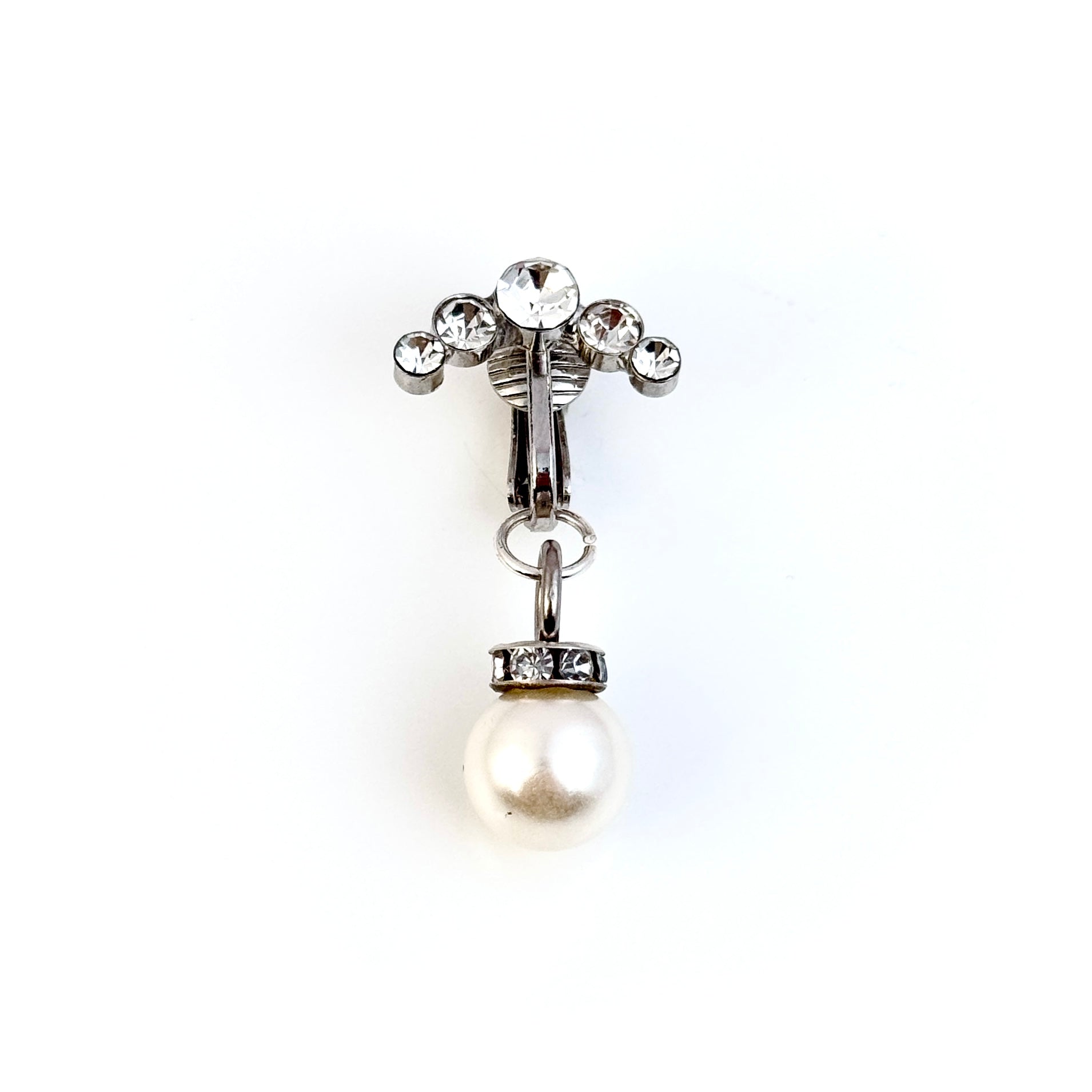 Deep-sea pearl non-piercing navel