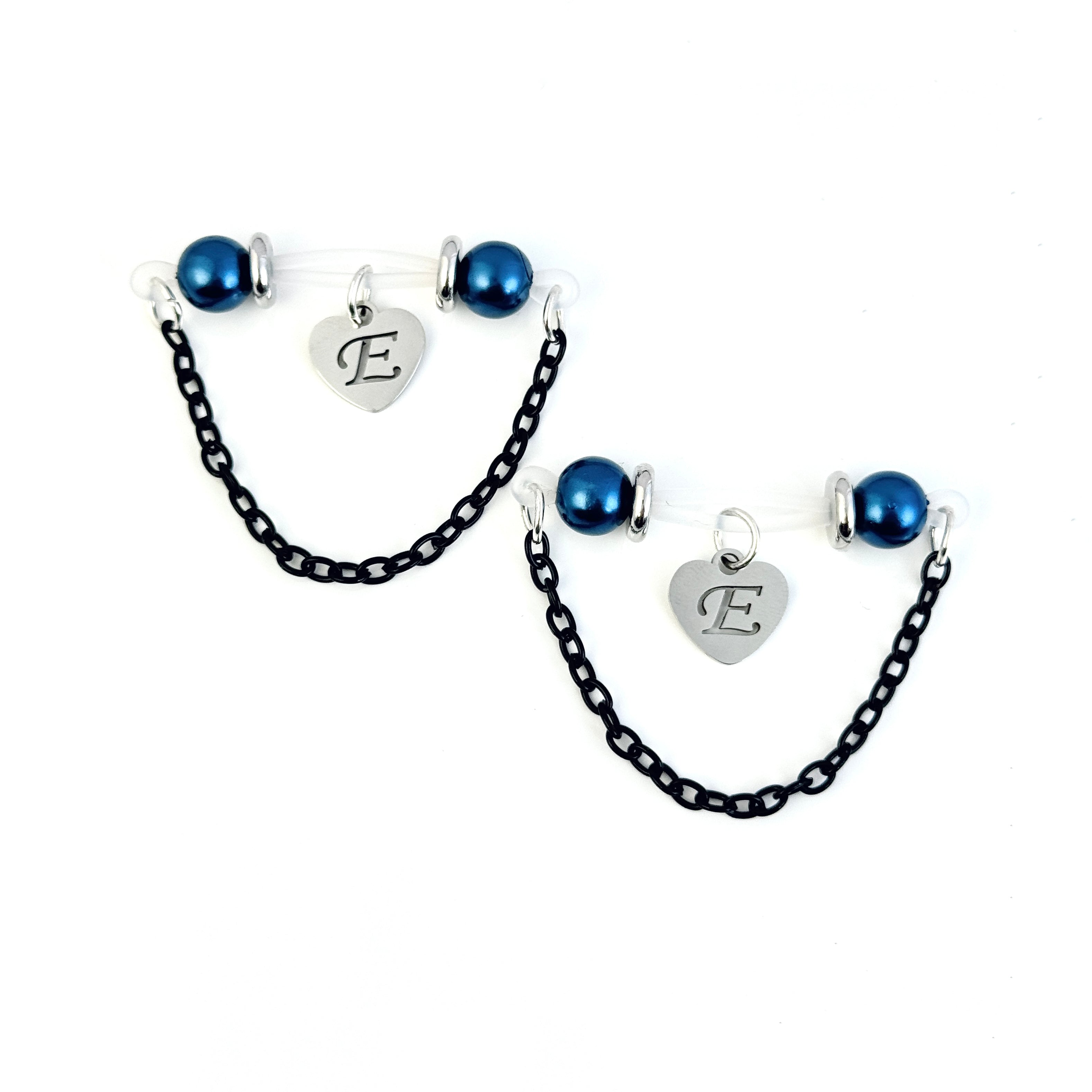 Personalized Initial Chain Jewelry Clip