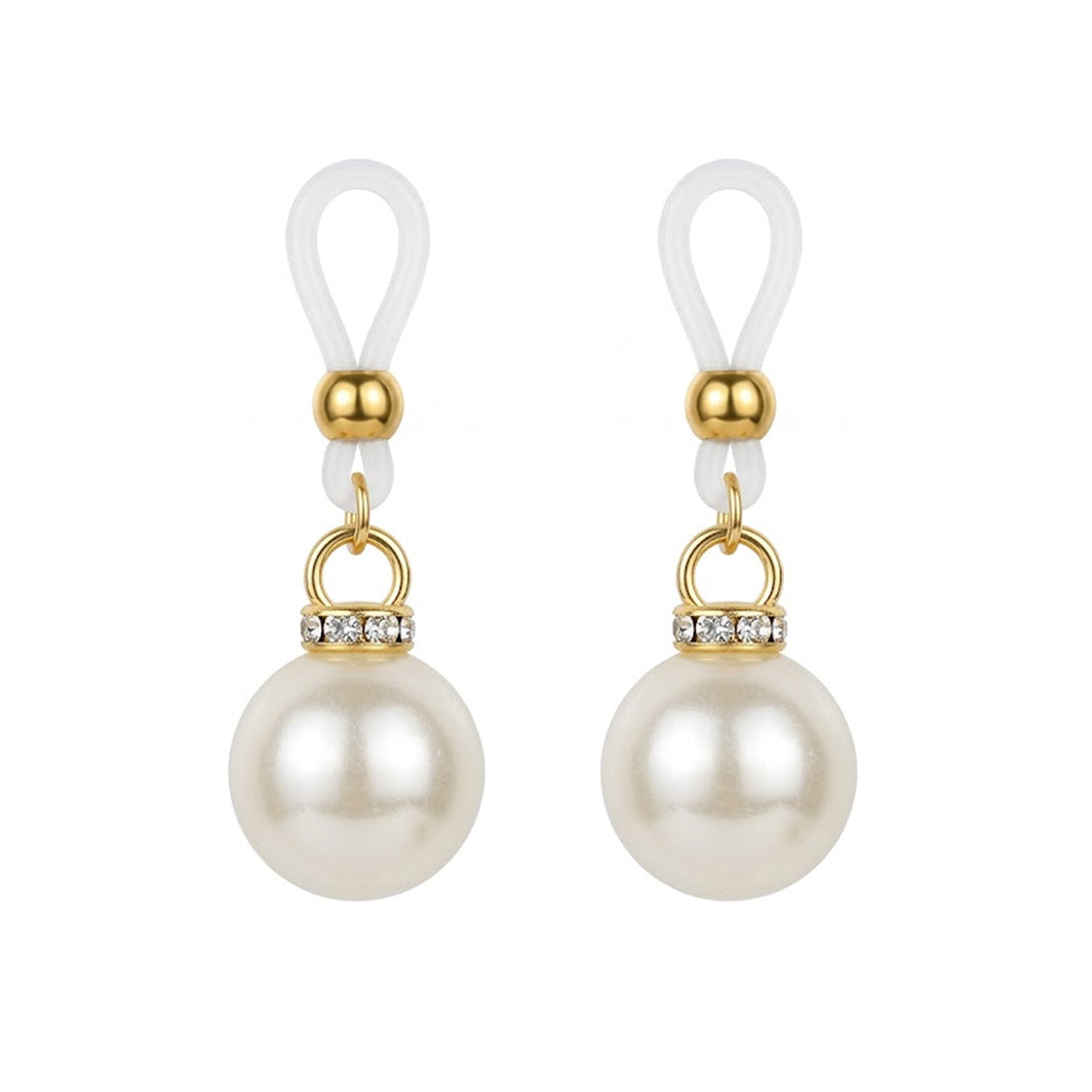 Elegant Non-Piercing Pearl Nipple Ring